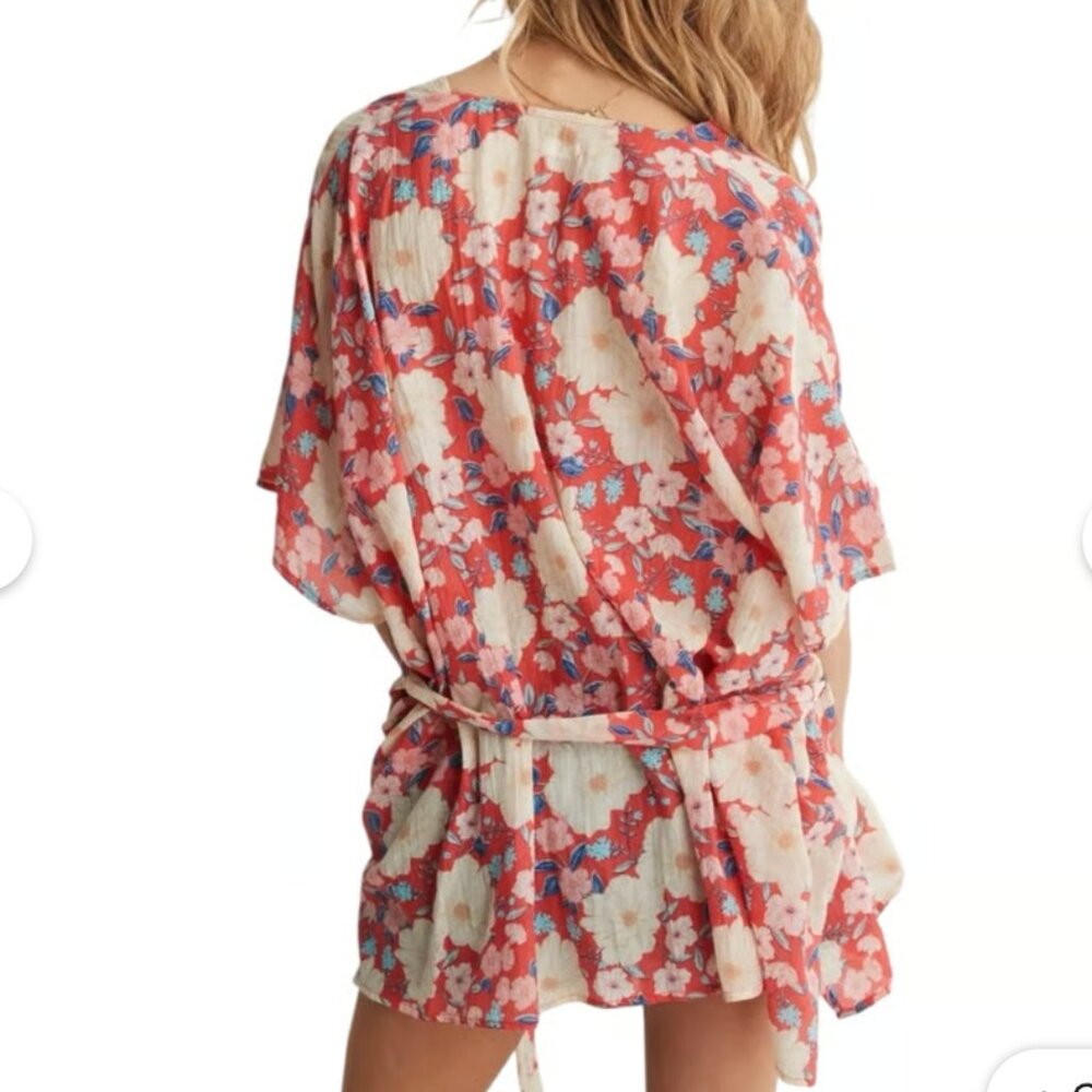 AERIE | Floral Robe - Picture 2 of 6